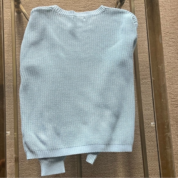 Chelsea & Violet Light Blue Knit Sweater - Picture 6 of 7